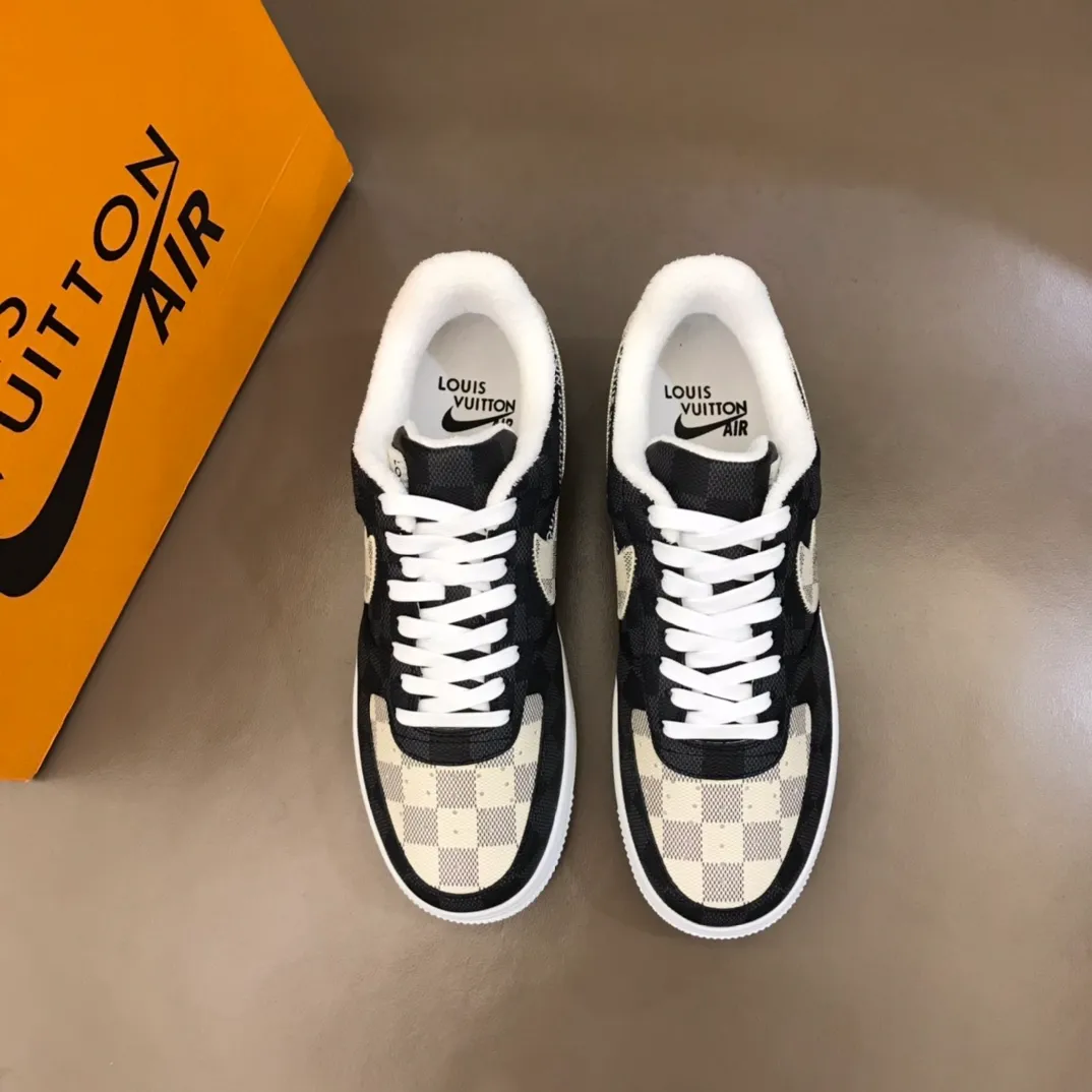 Men's shoes 💰p420 "*OUIS *UITTO*" x OFF-WHITE x Nike tripartite collaboration! Trendy and cool men's casual sports shoes with unrivaled color matching. The design idea basically continues the style of THE TEN. The Swoosh line and tongue label have a very familiar visual effect and are both fashionable and trendy! A must-have for fashionistas! The effect on your feet is absolutely stunning! (The original drawer packaging accessories are complete) Code number 38-45